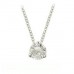Certified 0.30ct Si2/g Round Diamond Pendant