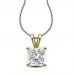 0.32ct Si/g Princess Diamond Solitaire Pendant