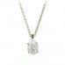 Classic Oval Diamond Solitaire Pendant