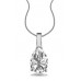 Pear Diamond Solitaire Pendant