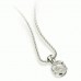 Elegant Round Diamond Solitare Pendant