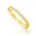 1/3 Set 2.5mm Round Diamond Wedding Ring