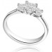 Certified 0.44ct I1/fg Princess Diamond Ring