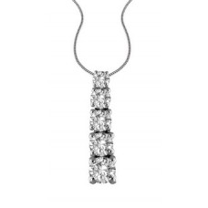 0.76ct Si/fg Diamond Journey Pendant