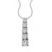 0.76ct Si/fg Diamond Journey Pendant