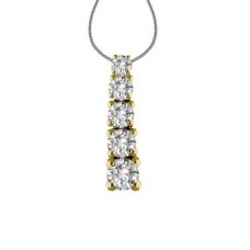 0.67ct Si/h 18ct Yellow Gold Diamond Multi Stone Pendant 0.67ct Si/h 18ct Yellow Gold Diamond Multi Stone Pendant