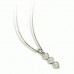 Classic Round Diamond Trilogy Pendant
