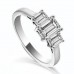 Classic Emerald Diamond Trilogy Ring