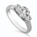 Classic Round Diamond Trilogy Ring