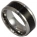 10mm Tungsten & Carbon Fiber Wedding Ring