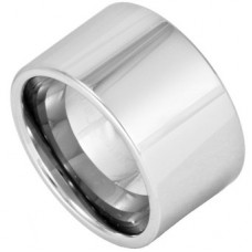14mm Pipe Cut Tungsten Wedding Ring