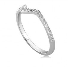 0.30ct Vs/fg Round Diamond Shaped Wedding Ring