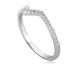 0.30ct Vs/fg Round Diamond Shaped Wedding Ring