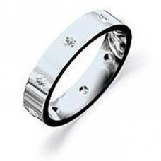 0.25ct Vs/de 4mm Diamond Wedding Ring