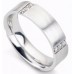 5.5mm Flat Court Diamond Set Wedding Ring
