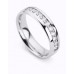 5mm Flat Court Diamond Set Wedding Ring