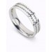 5mm Double Row Full Diamond Wedding Ring