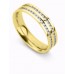 6mm Double Row Full Diamond Wedding Ring