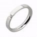 5mm Flat Court Matching Diamond Set Wedding Ring