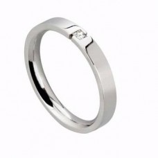 3mm Flat Court Matching Diamond Set Wedding Ring 3mm Flat Court Matching Diamond Set Wedding Ring