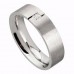 6mm Flat Court Matching Diamond Set Wedding Ring