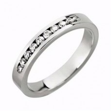0.20ct Si/fg Round Diamond Wedding Ring