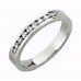 0.20ct Si/fg Round Diamond Wedding Ring
