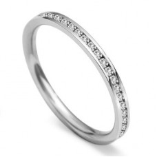 0.45ct Vs/fg Round Diamond Wedding Ring