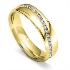 5mm Full Set Round Diamond Wedding Ring