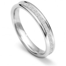 0.45ct Vs/fg, Princess Diamond Wedding Band