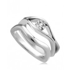 Wave 2.5mm Shaped Wedding Ring