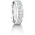 0.80ct Vs/de Triple Row Diamond Wedding Ring