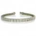 Double Row Round Diamond Tennis Bracelet