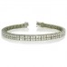 3.64ct I1/fg Double Row Diamond Tennis Bracelet