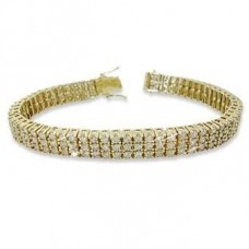 5.89ct Si/fg Round Diamond Tennis Bracelet