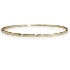 0.88 I1/d Round Diamond Oval Shaped Bangle