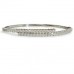 Split Designer Round Diamond Set Bangle