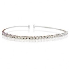 1.22ct I1/g Round Diamond Set Bangle