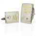 Round Diamond Cufflinks