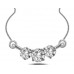 Elegant Round Diamond Trilogy Necklace