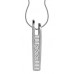 Round & Baguette Diamond Pendant