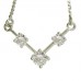 Classic Round Diamond Trilogy Necklace