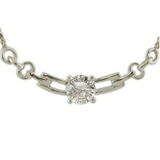 Round Diamond Necklace