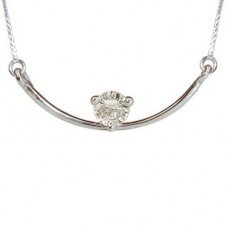 Round Diamond Necklace