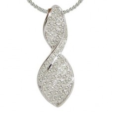Unique Round Diamond Pendant