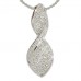 Unique Round Diamond Pendant