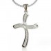 0.35ct Si/ef Round Diamond Cross Pendant