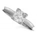 0.25ct I1/h Princess Cut Diamond Solitaire Ring