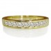 18ct Yellow Gold 0.40ct Vvs/e Round Diamond Half Eternity Ring