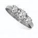 0.43ct I1/g Round Diamond Trilogy Ring